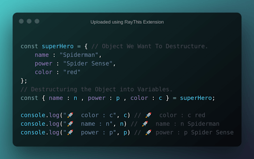 Assigning New variable names