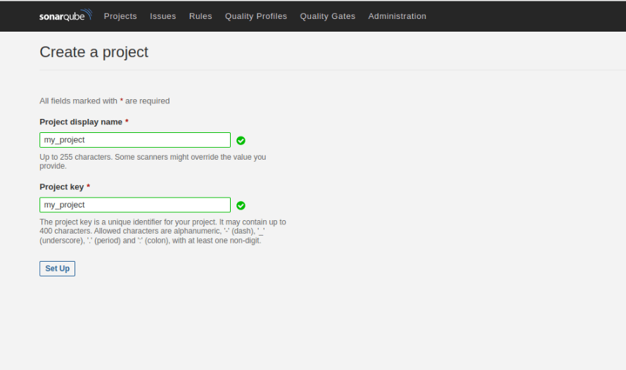 create new project