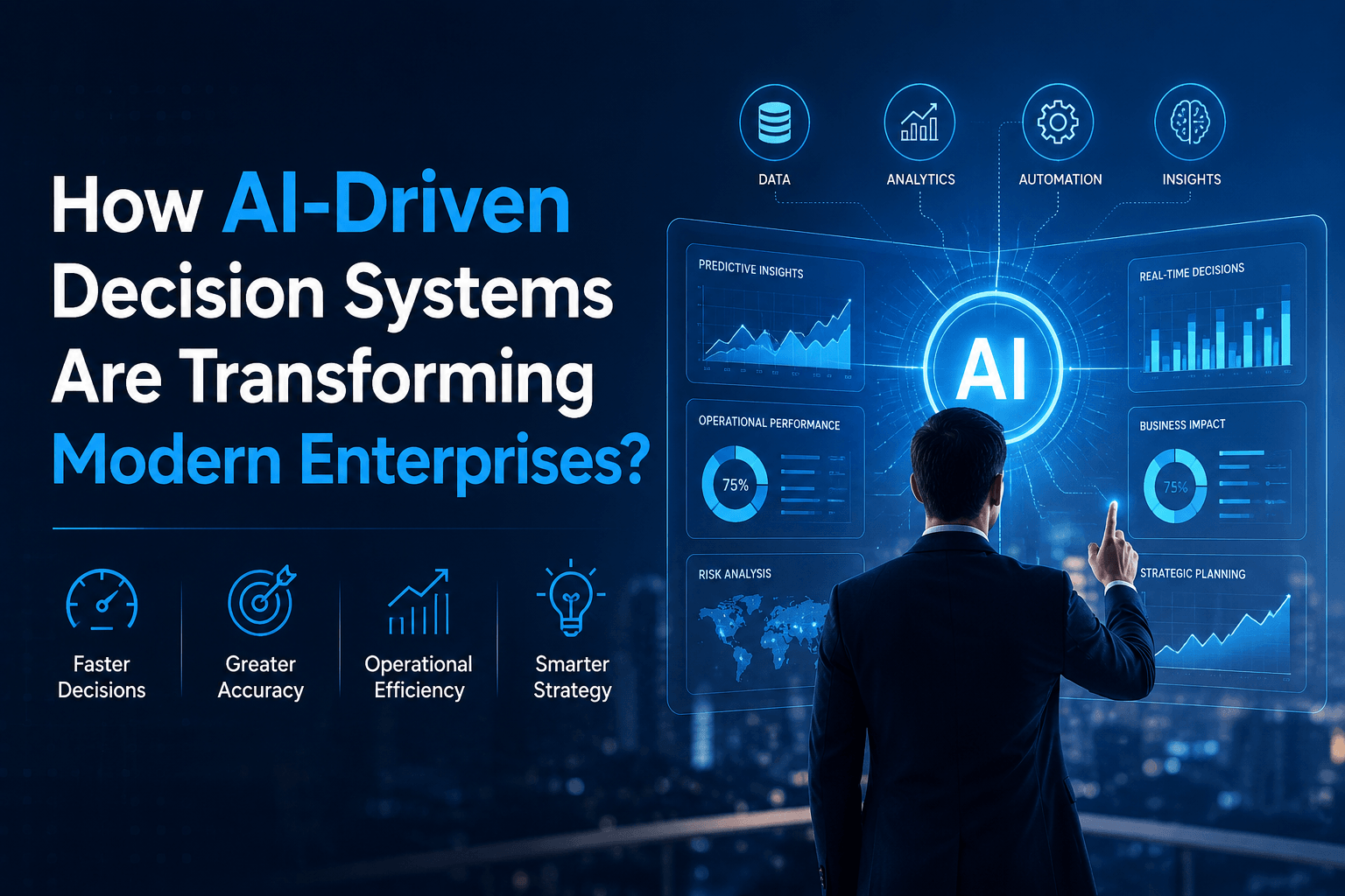 AI-powered decision making in enterprises with intelligent automation