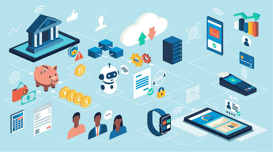 Scalable fintech platform architecture with cloud-native microservices and payment infrastructure